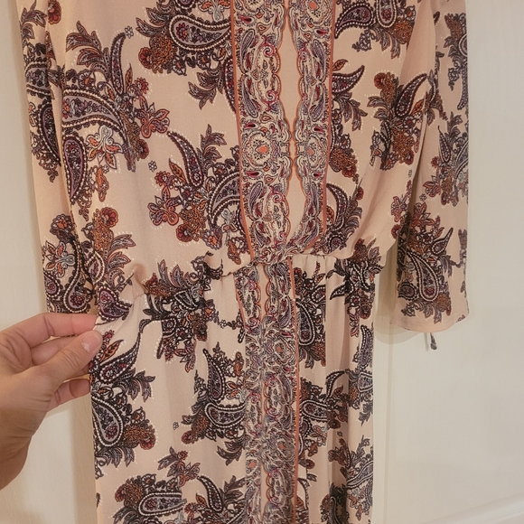 Cato Open Shoulder Paisley Print Dress - Picture 6 of 8